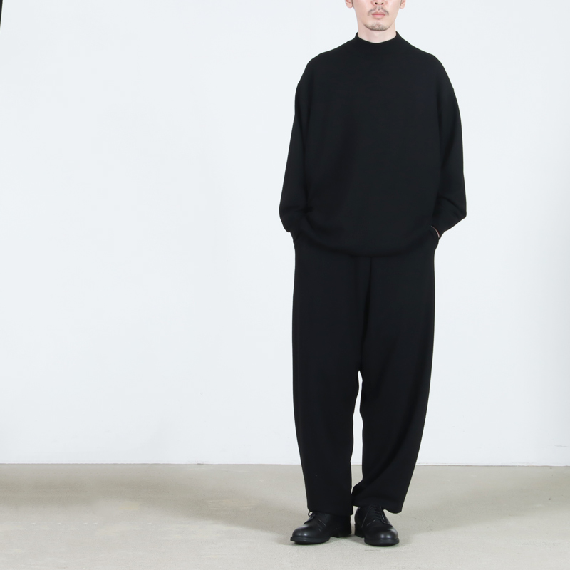 COMOLI (コモリ) ウール モックネックニット