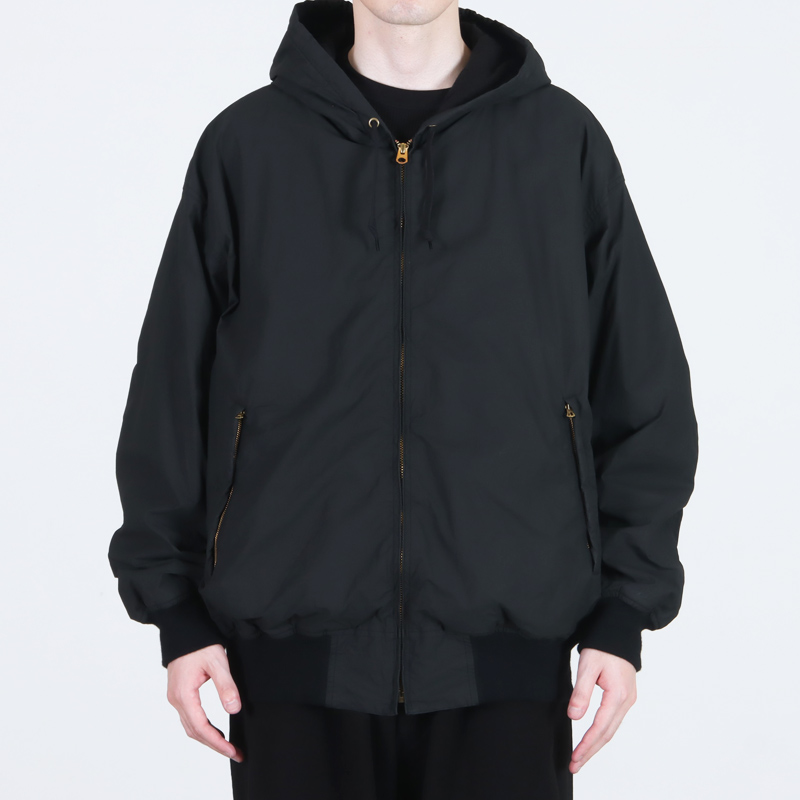 COMOLI (コモリ) コットンナイロン ジップパーカ