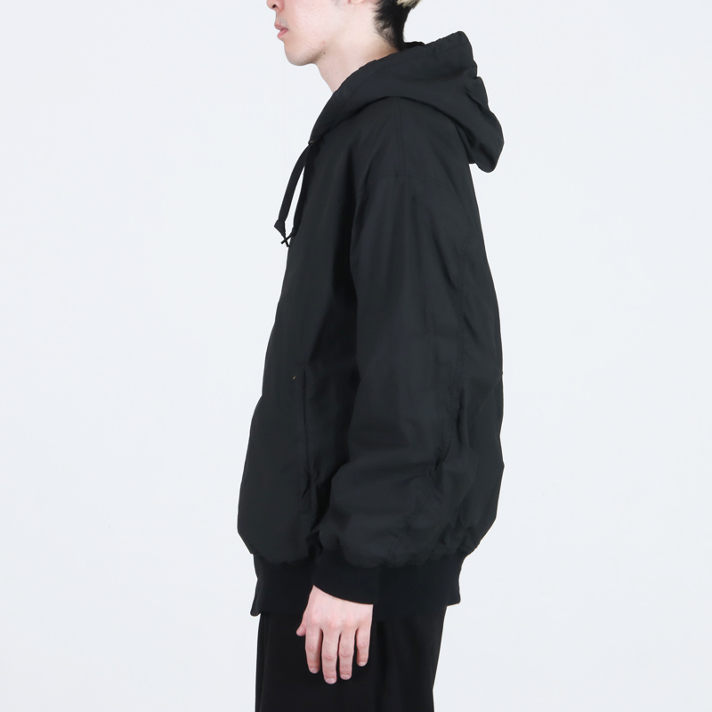 COMOLI (コモリ) コットンナイロン ジップパーカ