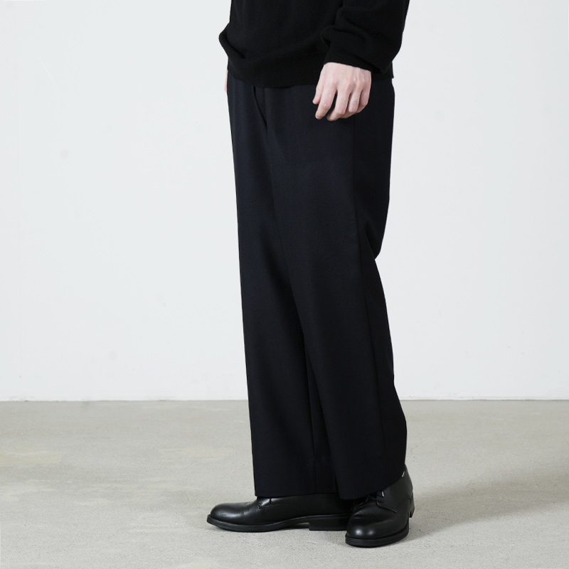 COMOLI (コモリ) ウールサージ パンツ