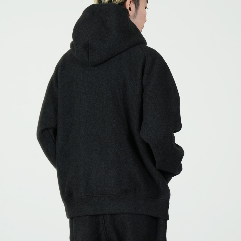 COMOLI (コモリ) ウールフェルト パーカ