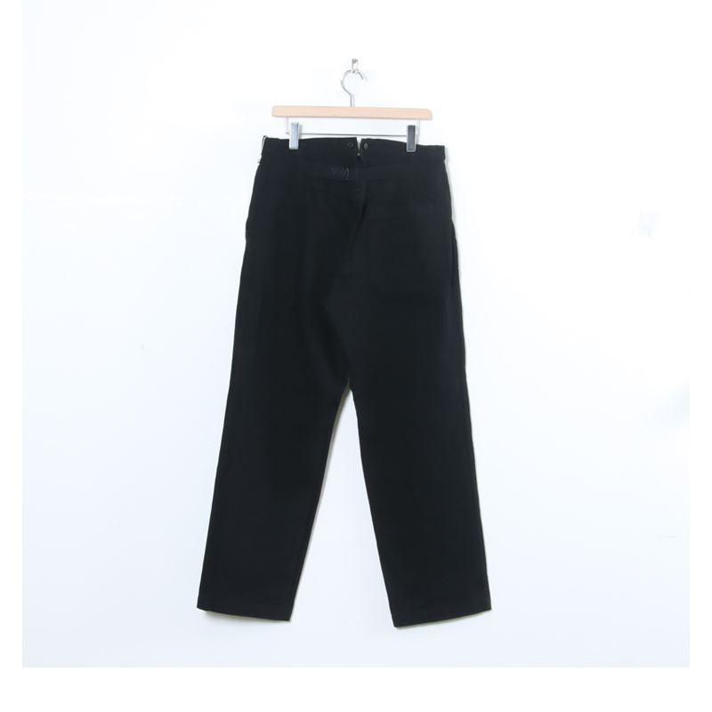 COMOLI (コモリ) ブラックデニム オーバーパンツ