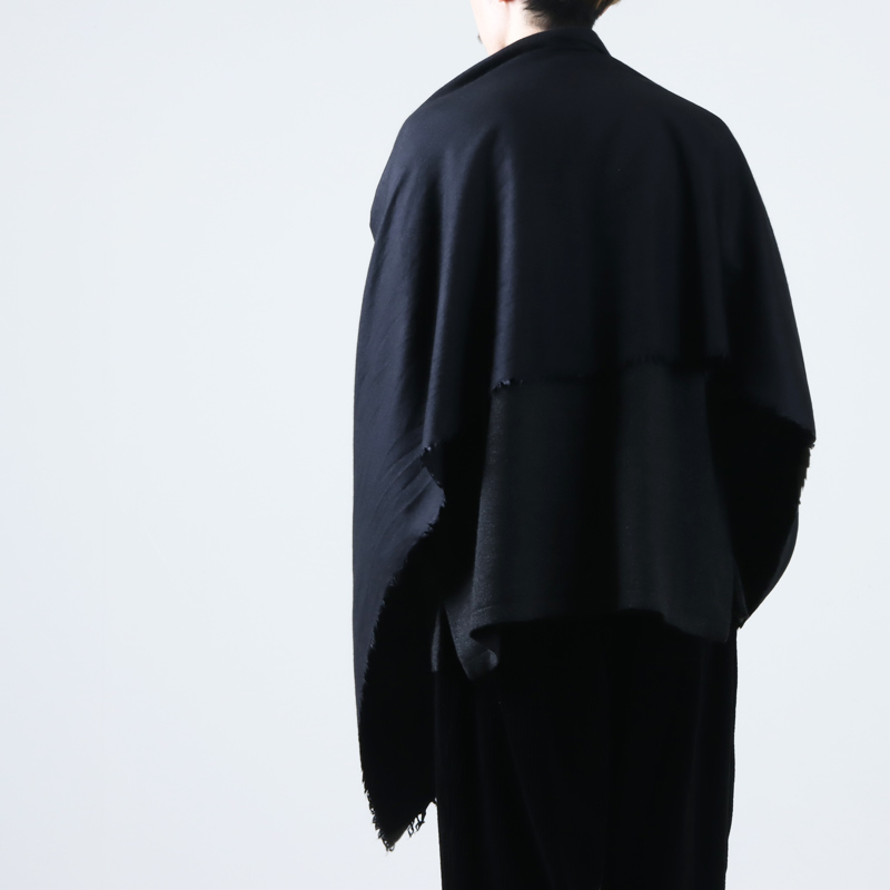 COMOLI (コモリ) カシミヤシルク 製品染ストール