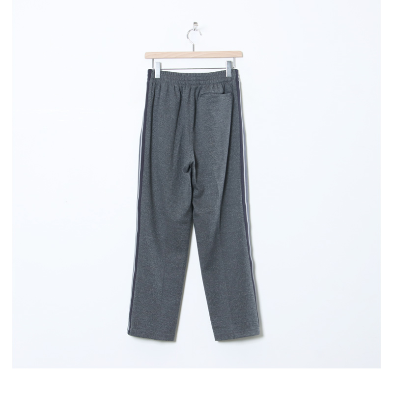 COOHEM (コーヘン) KNIT SIDELINE HERRINGBONE TRACK PANTS WOMENS
