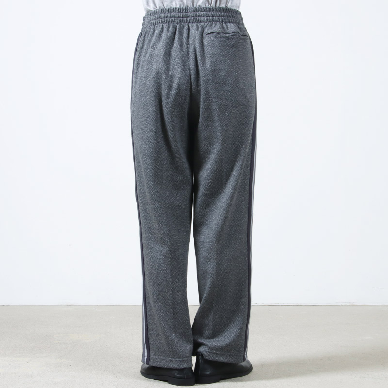 COOHEM (コーヘン) KNIT SIDELINE HERRINGBONE TRACK PANTS WOMENS