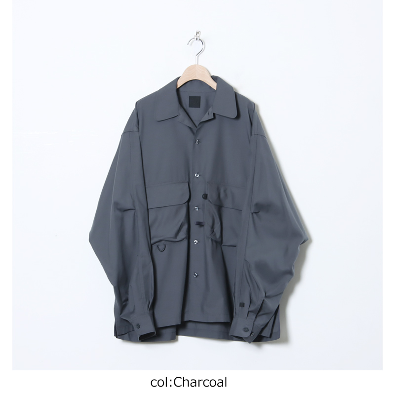 DAIWA PIER39 (ダイワピア39) TECH SPORTS OPEN COLLAR SHIRT L/S