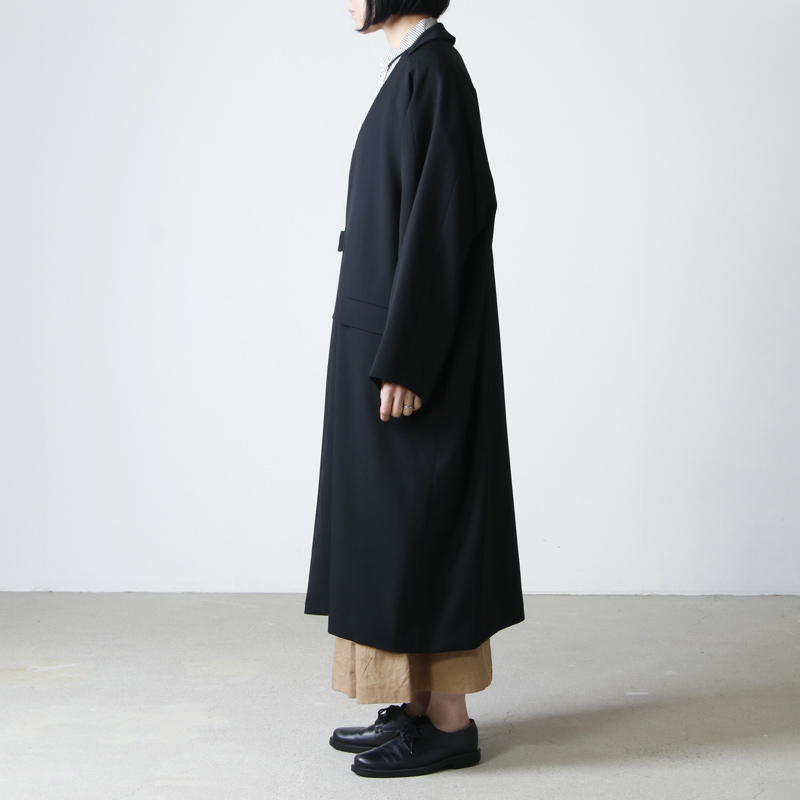 Dulcamara (ドゥルカマラ) よそいきハーフカラーロングコート Plane