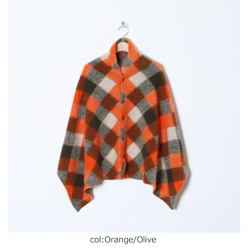 ENGINEERED GARMENTS (エンジニアードガーメンツ) Button Shawl -Poly