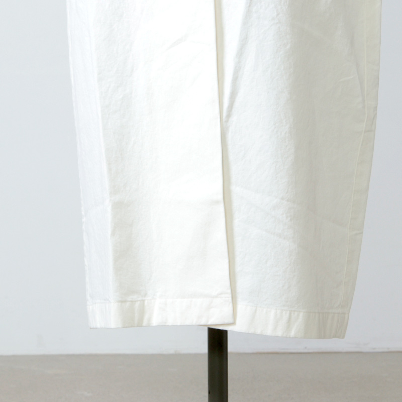 evameva (エヴァムエヴァ) cotton paper long jacket / コットン