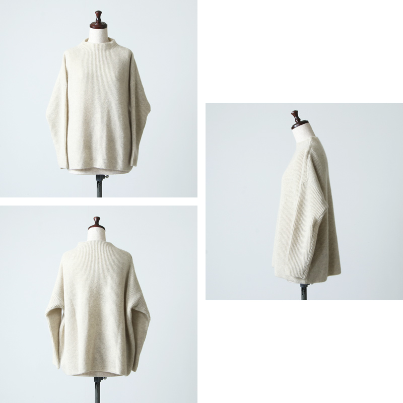 evameva (エヴァムエヴァ) yak aze pullover / ヤクアゼプルオーバー