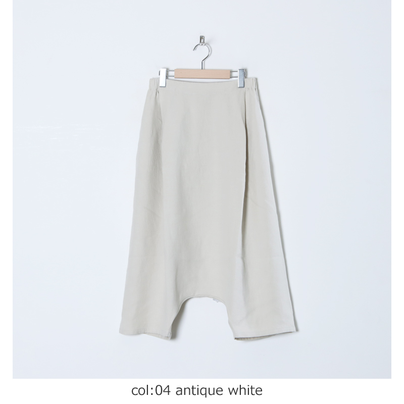 evameva (エヴァムエヴァ) linen sarrouel pants / リネンサルエルパンツ