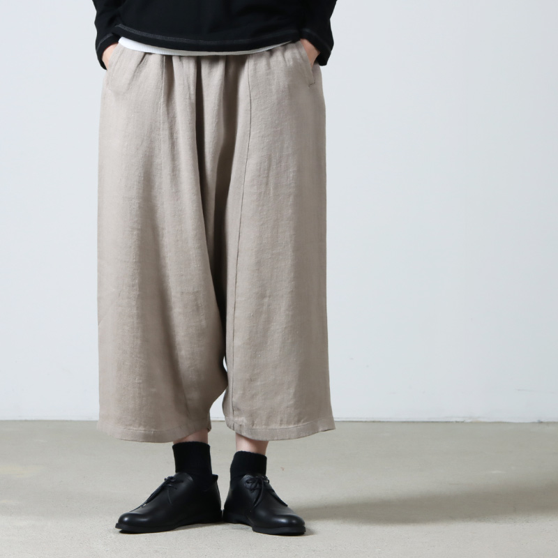 evameva (エヴァムエヴァ) linen sarrouel pants / リネンサルエルパンツ