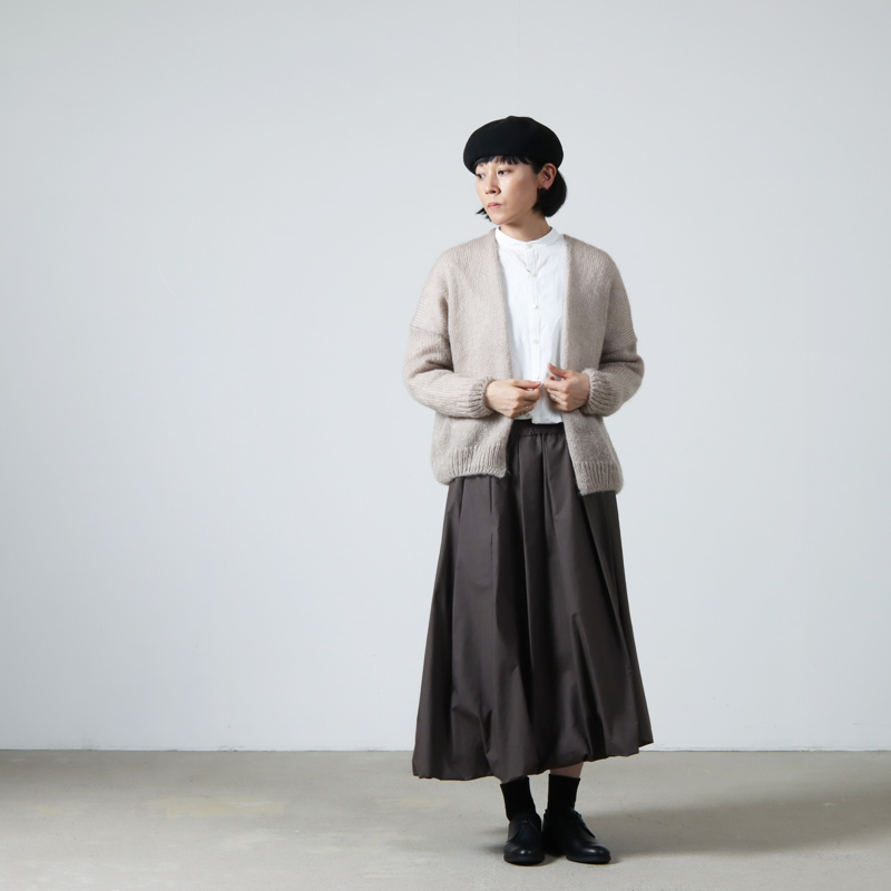 evameva (エヴァムエヴァ) mohair silk cardigan / モヘアシルク