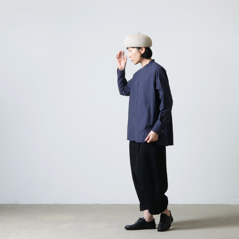 evameva (エヴァムエヴァ) raising linen sarrouel pants / レイジング