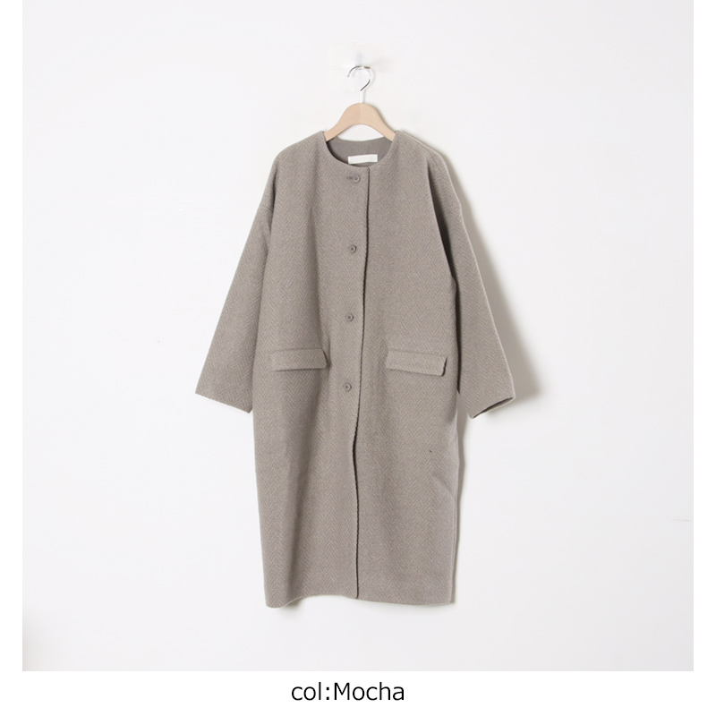 evameva (エヴァムエヴァ) renew-wool long coat / リニューウール