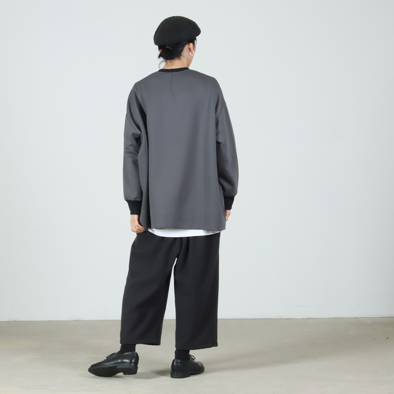 evameva (エヴァムエヴァ) tuck pants / タックパンツ