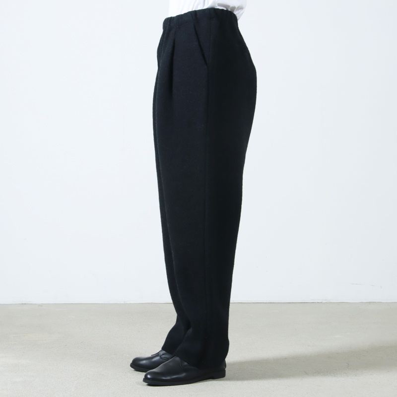 evameva (エヴァムエヴァ) press wool pants / プレスウールパンツ