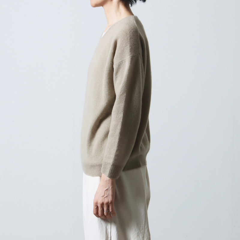 evameva (エヴァムエヴァ) cashmere pullover / カシミアプルオーバー