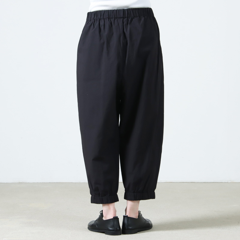 evameva (エヴァムエヴァ) cotton cropped pants / コットンクロップド