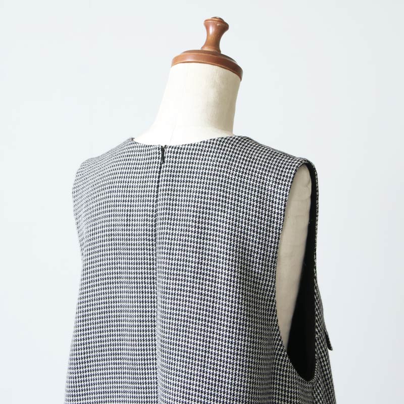 FACTORY (ファクトリー) ウール千鳥格子 ジャンパースカート