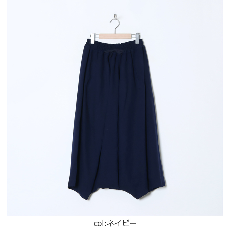 FACTORY (ファクトリー) ウール強撚糸 サルエルパンツ