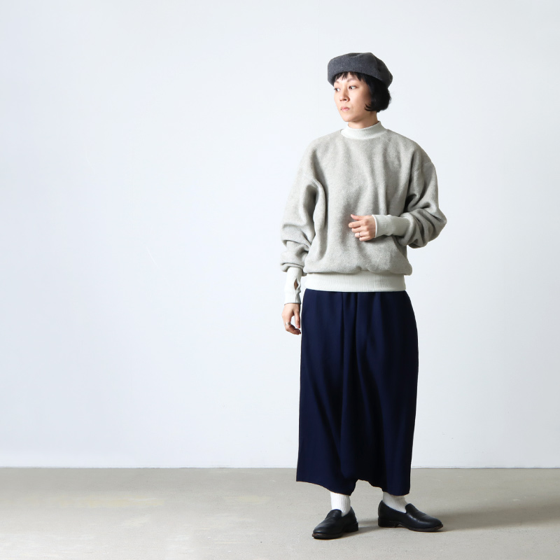 FACTORY (ファクトリー) ウール強撚糸 サルエルパンツ