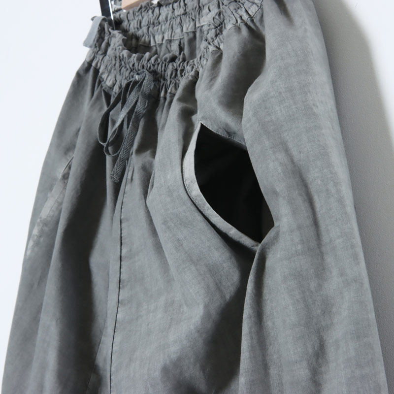 FACTORY (ファクトリー) ペルー綿サルエルパンツ 硫化染