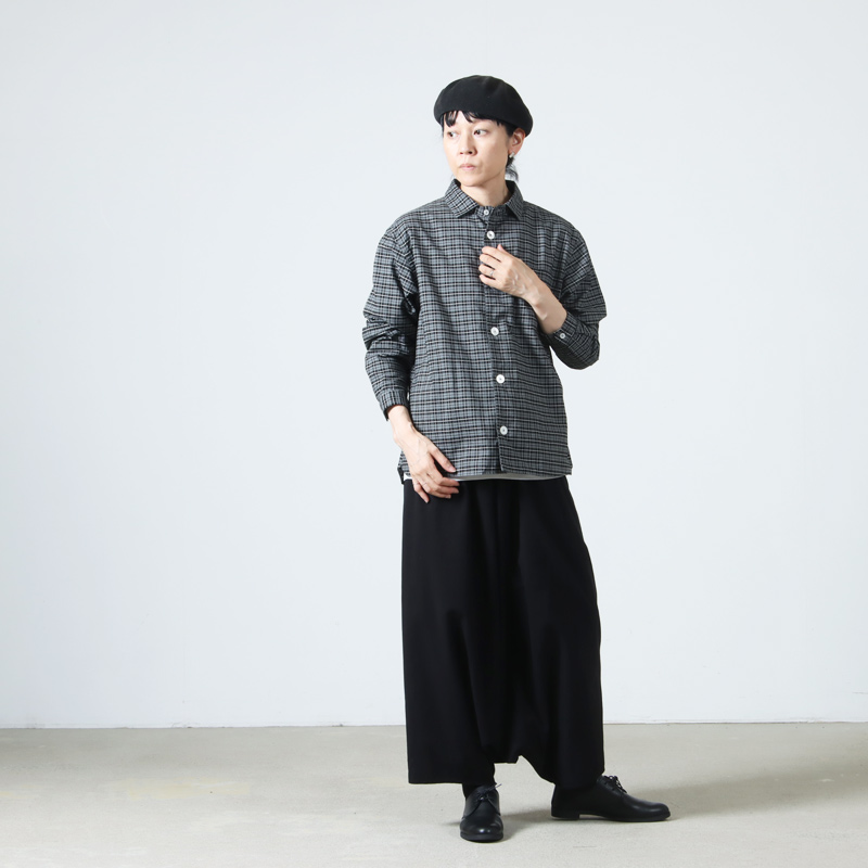 FACTORY (ファクトリー) 綿ネル サルエルパンツ