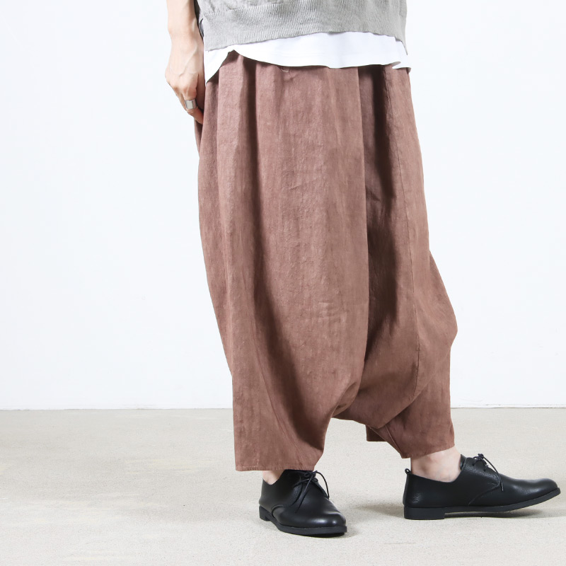 FACTORY (ファクトリー) 綿麻サルエルパンツ