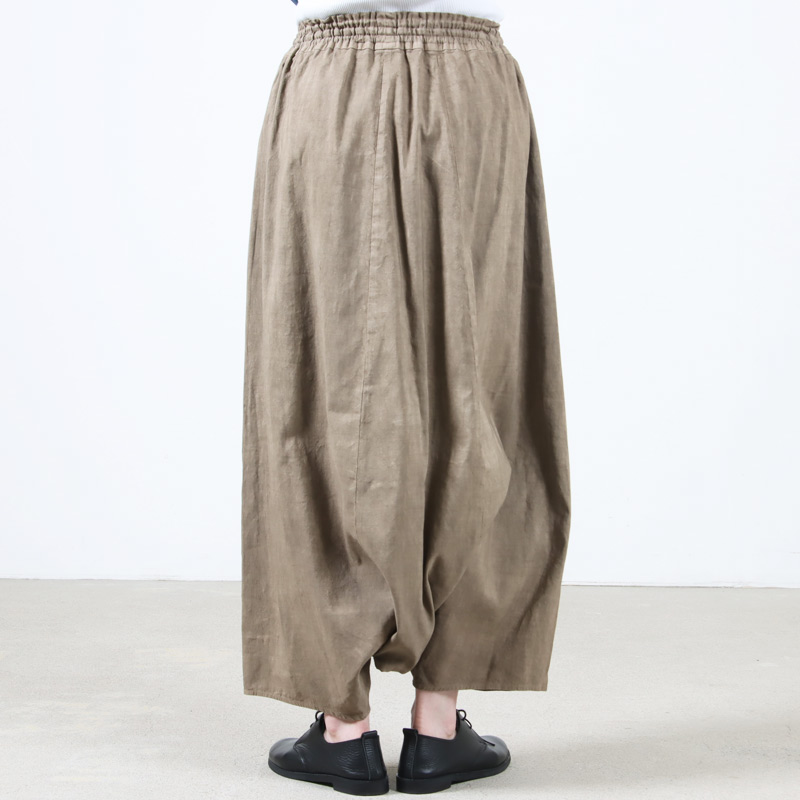 FACTORY (ファクトリー) 綿麻サルエルパンツ