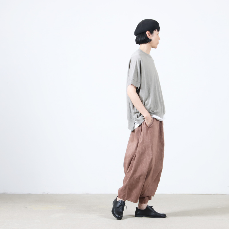FACTORY (ファクトリー) 綿麻サルエルパンツ