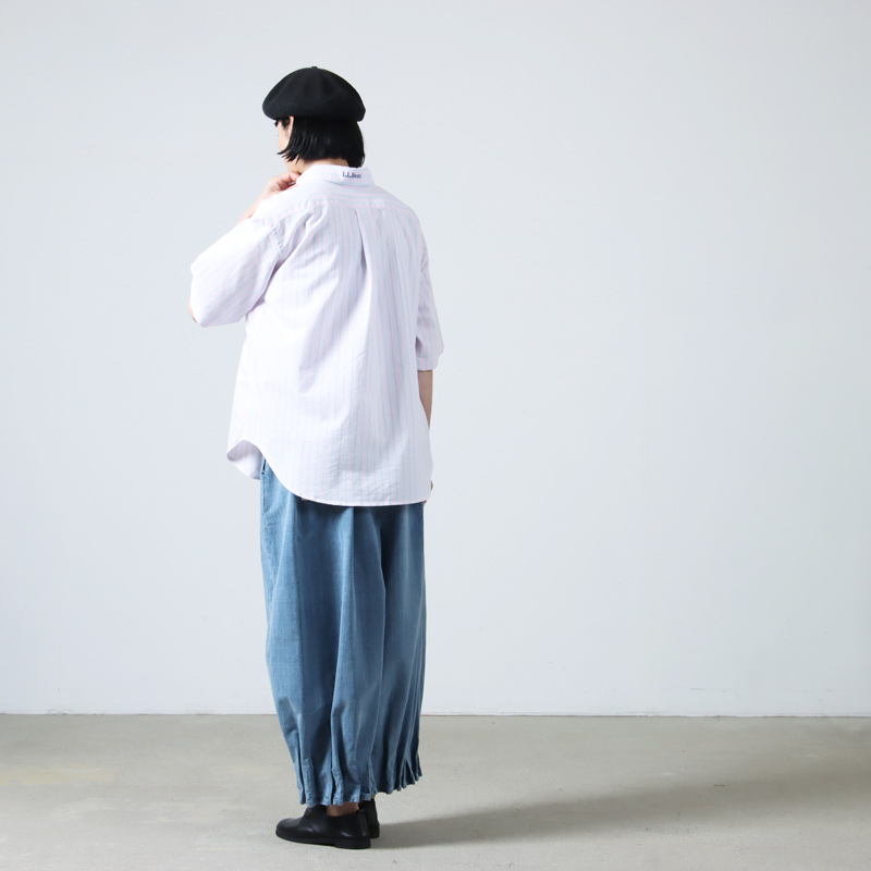 FACTORY (ファクトリー) 綿インディゴ染プリーツパンツ