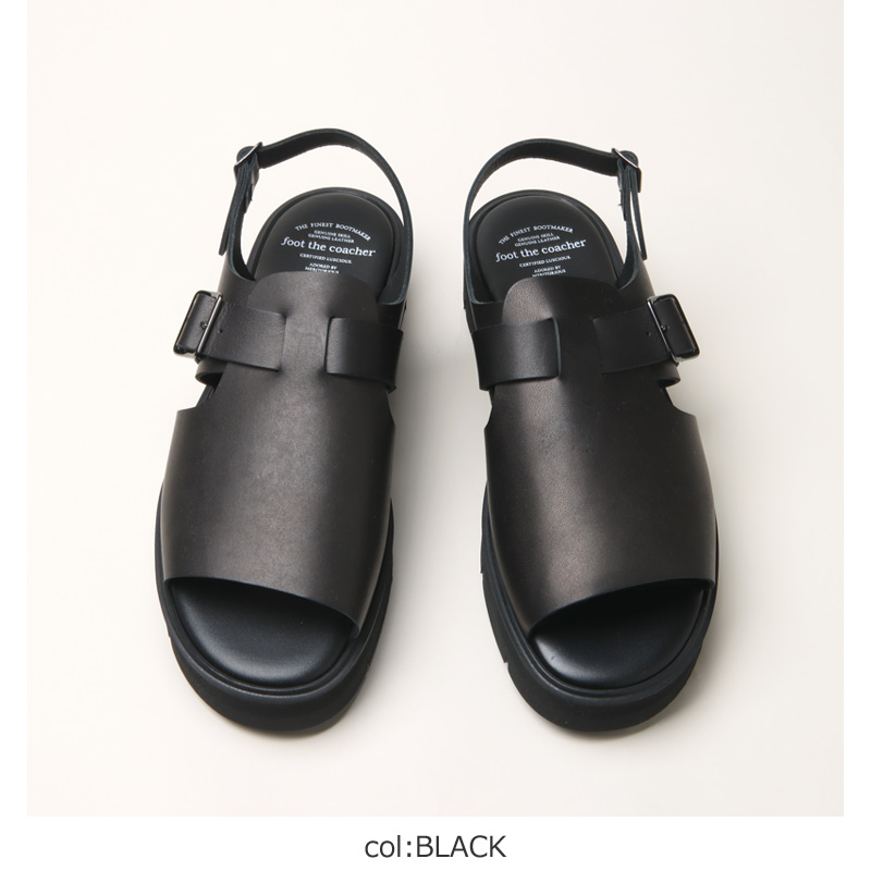 foot the coacher (フットザコーチャー) OPEN TOE SANDALS(GLOXI CUT