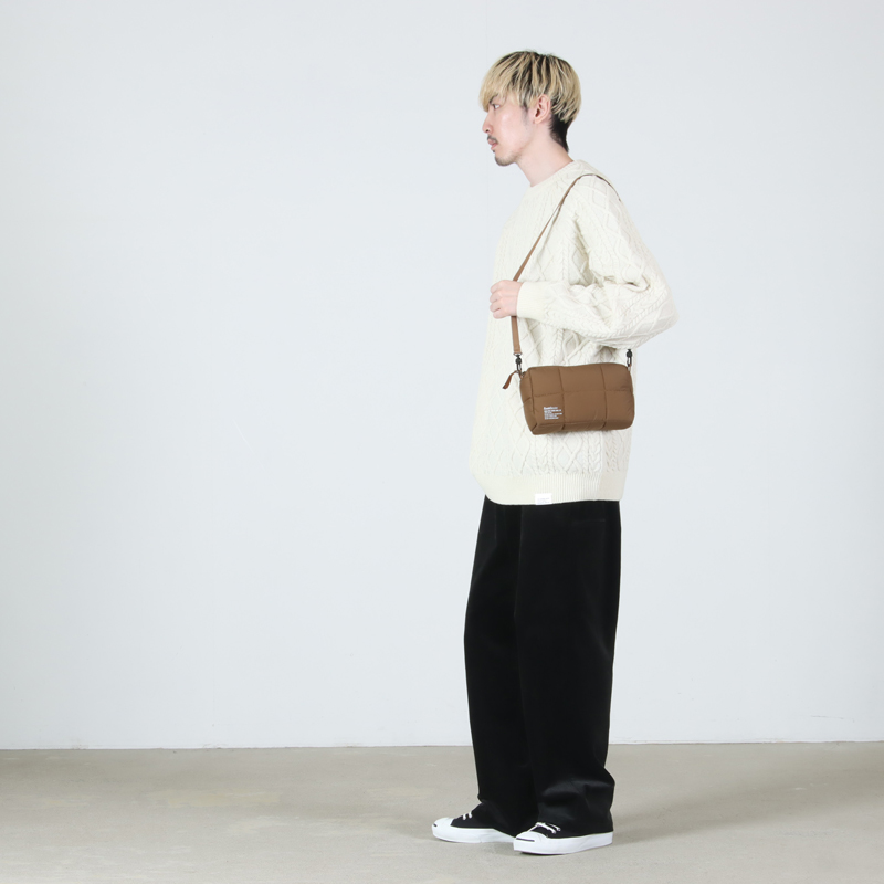 Fresh Service (フレッシュサービス) QUILTED CUBE BAG_M / キルテッド