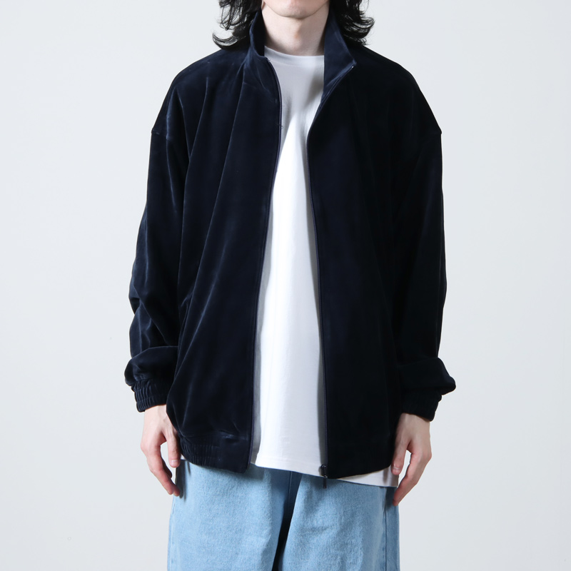 Fresh Service (フレッシュサービス) VELOUR JERSEY BLOUSON / ベロア