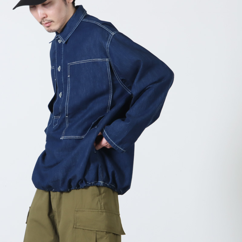 Fresh Service (フレッシュサービス) DENIM PULLOVER SHIRT / デニム