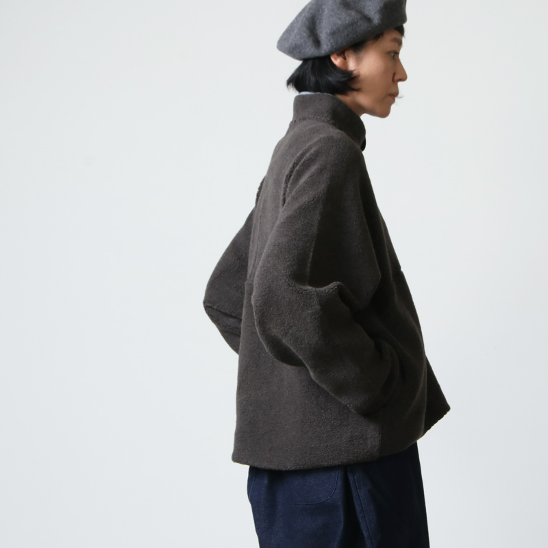 Graphpaper (グラフペーパー) Wool Boa High Neck Pull Over / ウール