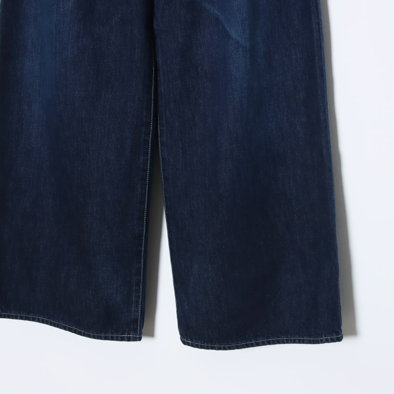 Graphpaper (グラフペーパー) Selvage Denim Two Tuck Wide Pants