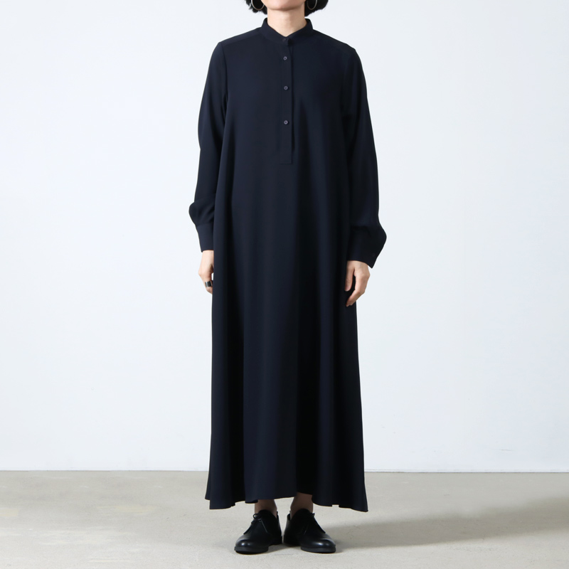 Graphpaper (グラフペーパー) Satin Band Collar Dress / サテンバンド