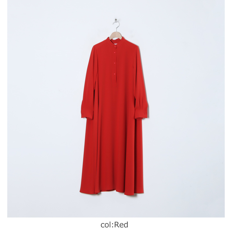 Graphpaper (グラフペーパー) Satin Band Collar Dress / サテンバンド