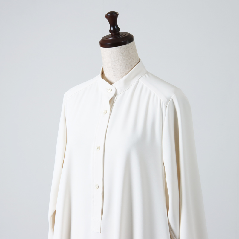 Graphpaper (グラフペーパー) Satin Band Collar Dress / サテンバンド