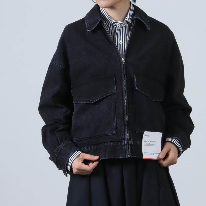 Graphpaper (グラフペーパー) Selvage Denim Zip Jacket / セルビッチ