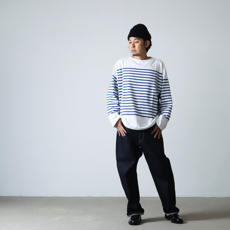 Graphpaper (グラフペーパー) Panel Border L/S Tee / パネルボーダー