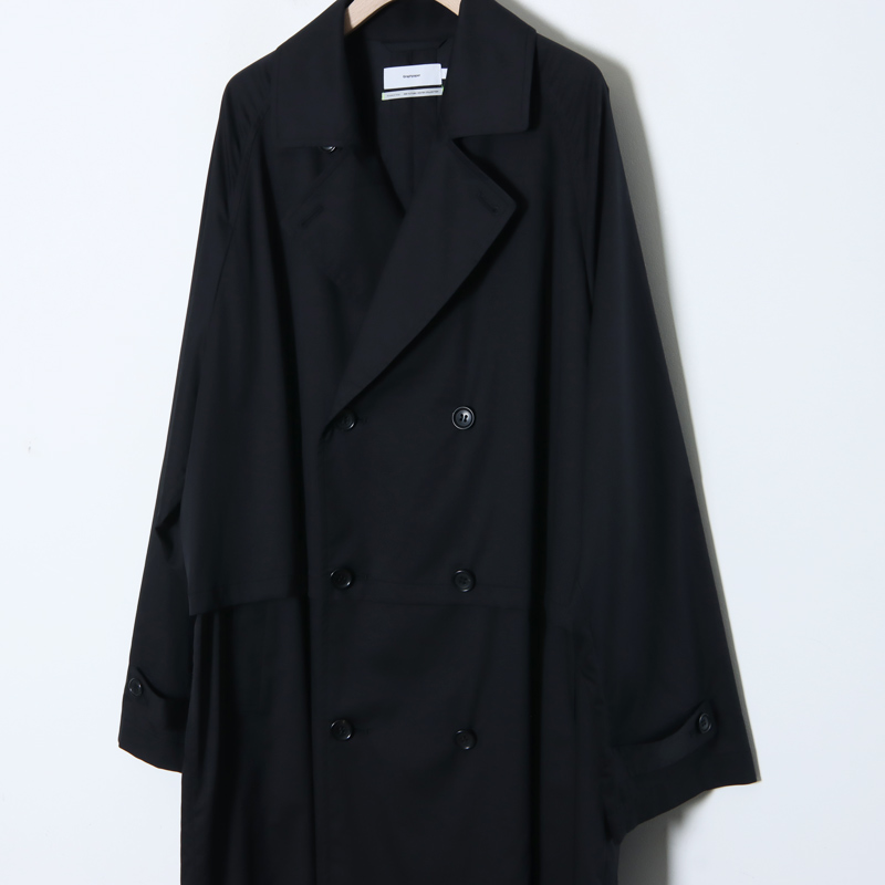 Graphpaper (グラフペーパー) Silicon Poplin Cape Trench Coat