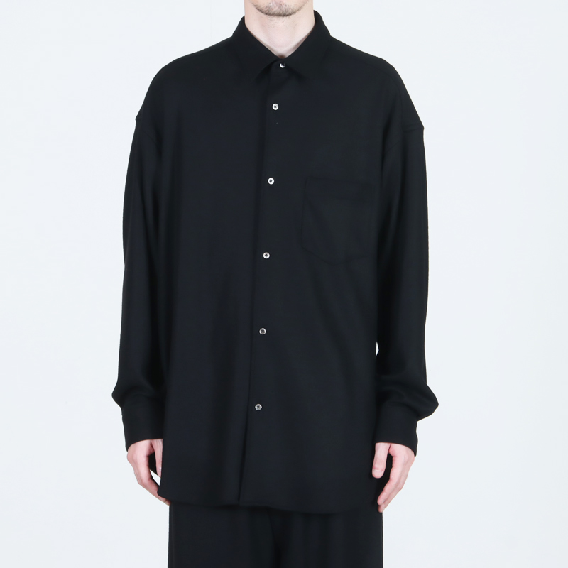 Graphpaper (グラフペーパー) Wool Smooth Flannel Oversized Regular