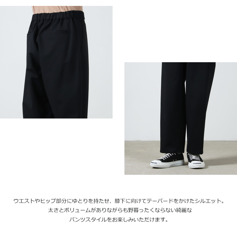 Graphpaper (グラフペーパー) Compact Ponte Wide Tapered Chef Pants