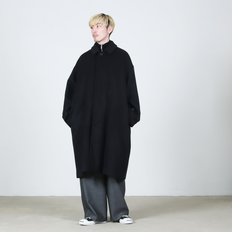 Graphpaper (グラフペーパー) Light Melton Oversized Coat / ライト