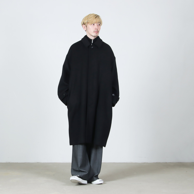 Graphpaper (グラフペーパー) Light Melton Oversized Coat / ライト