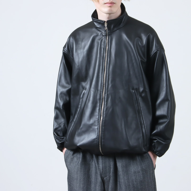 Graphpaper (グラフペーパー) Sheep Leather Track Blouson / シープ