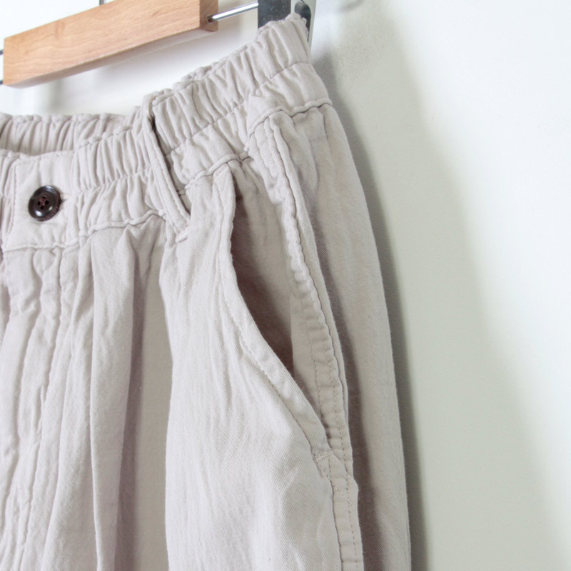 HARVESTY (ハーベスティ) クロップドサーカスパンツ 二重織ツイル